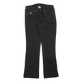 TRUE RELIGION Womens Black Slim Straight Denim Medium W29 L30 Jeans Classic Fit
