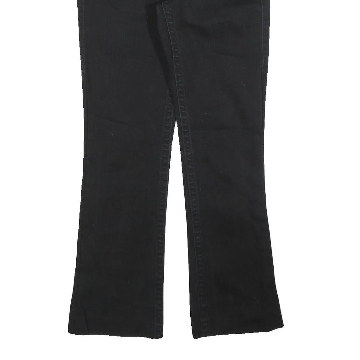 TRUE RELIGION Womens Black Slim Straight Denim Medium W29 L30 Jeans Classic Fit