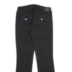 TRUE RELIGION Womens Black Slim Straight Denim Medium W29 L30 Jeans Classic Fit