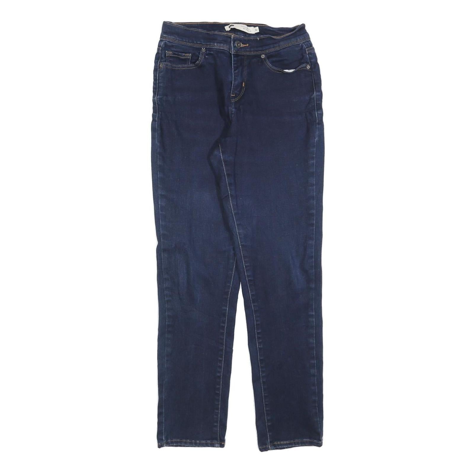 LEVI'S Womens Jeans Blue Slim Tapered Denim Medium W25 L28 Stylish Casual