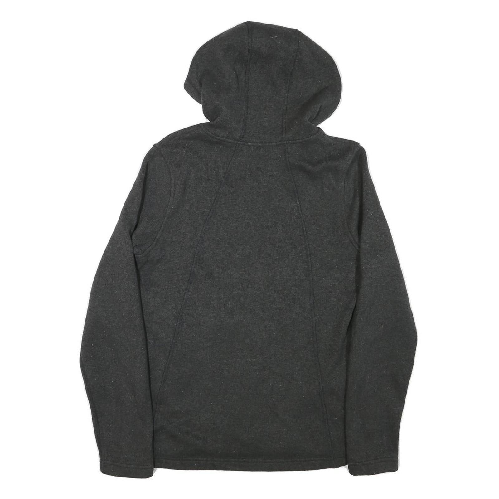 THE NORTH FACE Womens Black Full Zip Hoodie M Lightweight Outdoor Sweatshirt