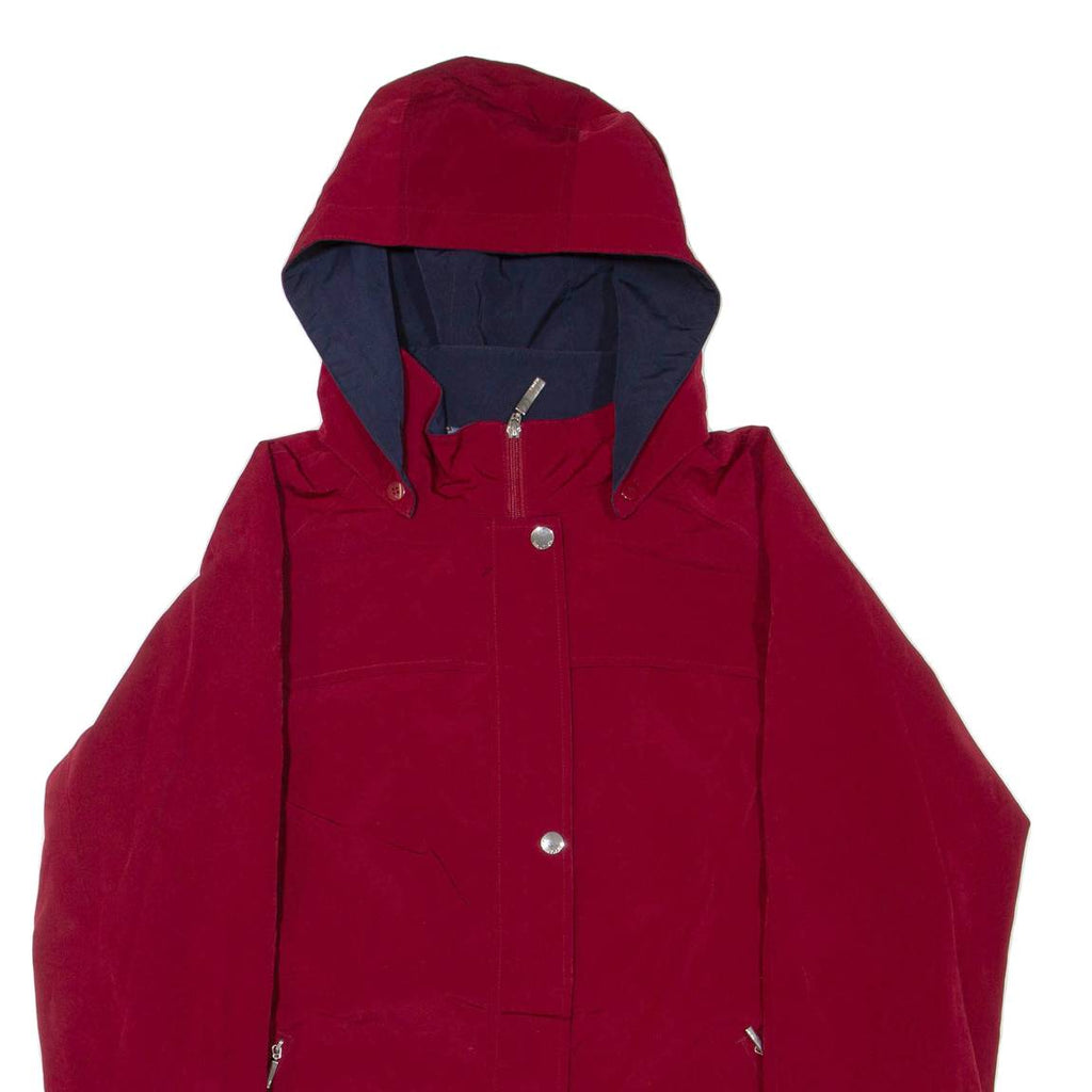 NAUTICA Mens Jacket Maroon Hooded XL