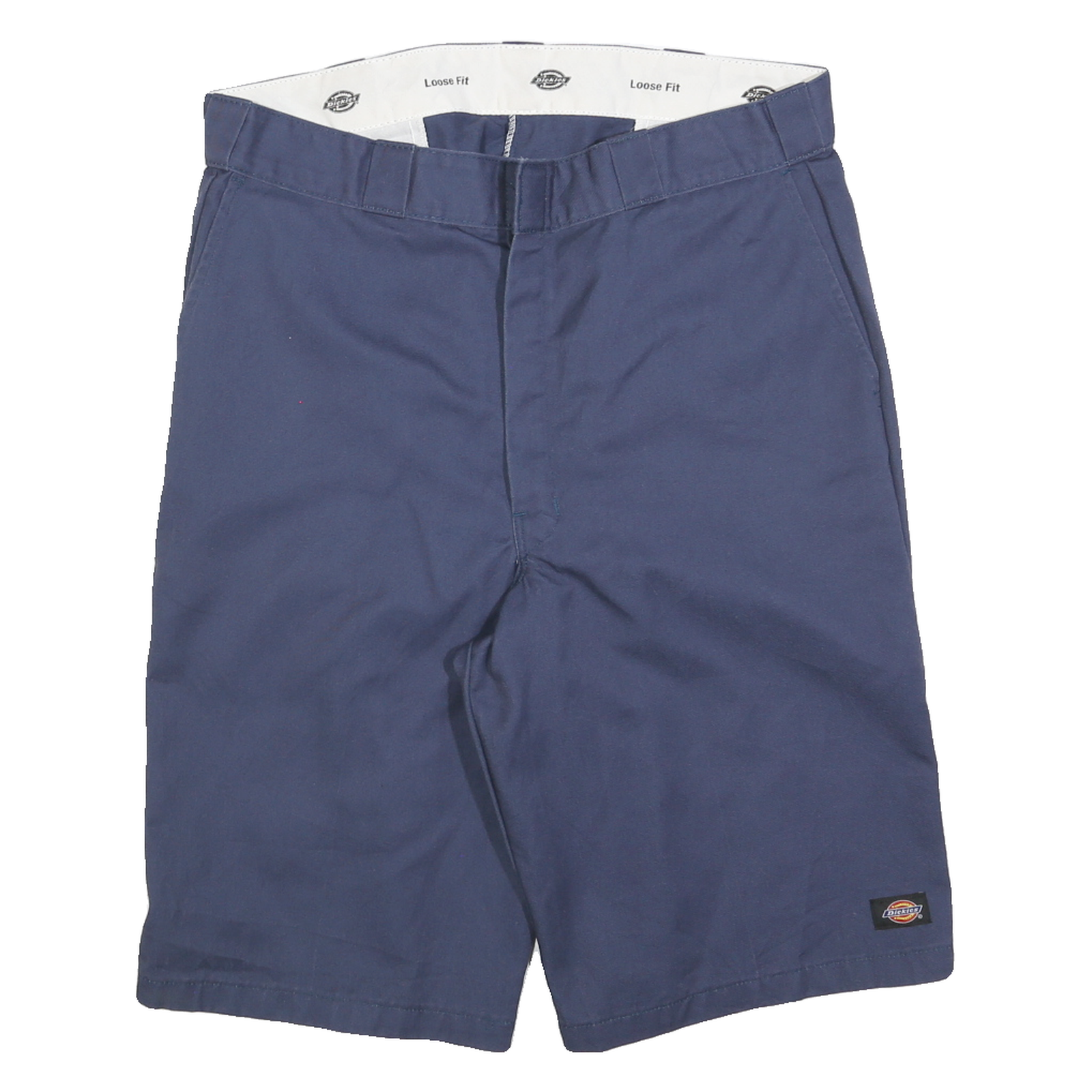 DICKIES Mens Shorts Blue Casual L W36 Loose Fit Cotton Blend Workwear