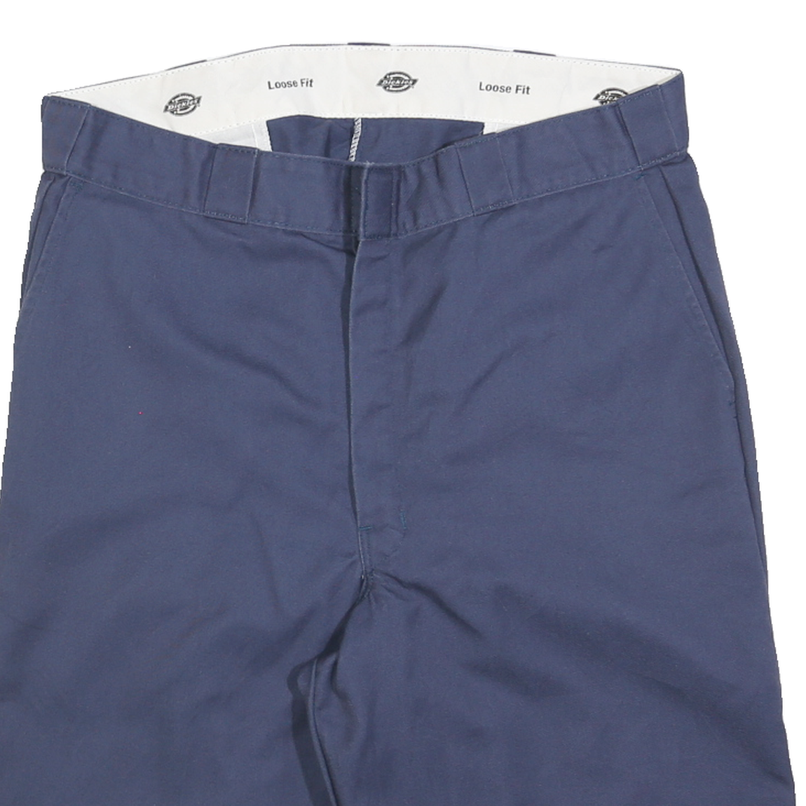 DICKIES Mens Shorts Blue Casual L W36 Loose Fit Cotton Blend Workwear