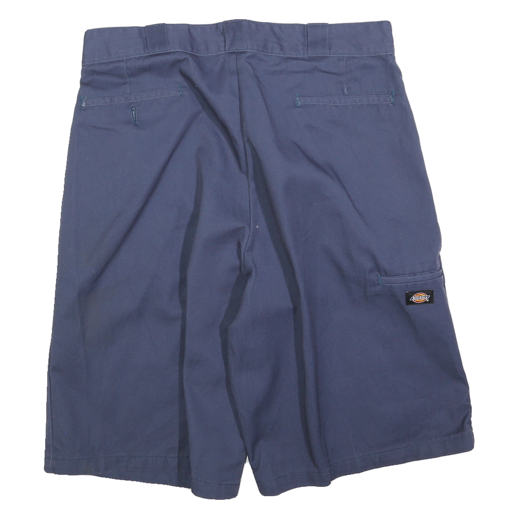 DICKIES Mens Shorts Blue Casual L W36 Loose Fit Cotton Blend Workwear