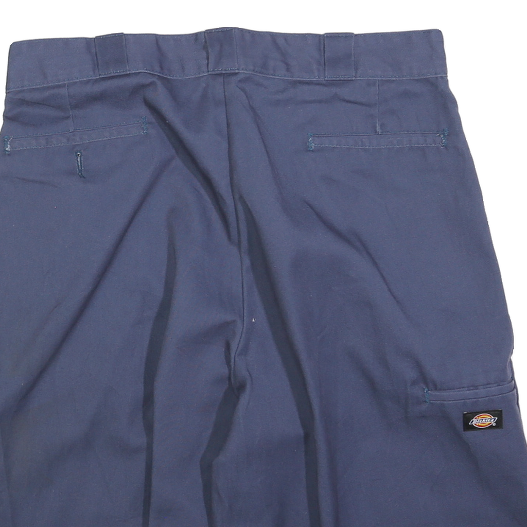 DICKIES Mens Shorts Blue Casual L W36 Loose Fit Cotton Blend Workwear