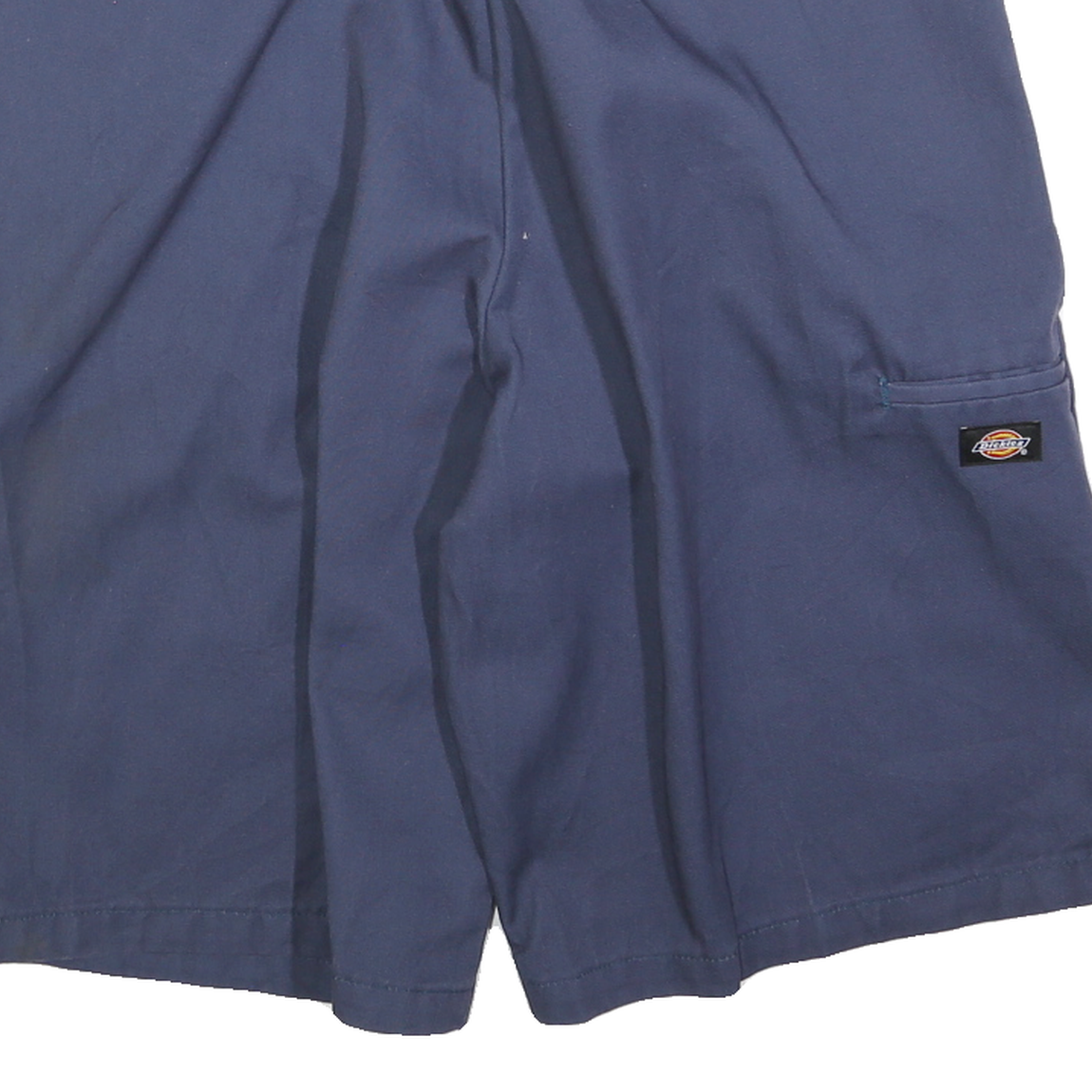 DICKIES Mens Shorts Blue Casual L W36 Loose Fit Cotton Blend Workwear