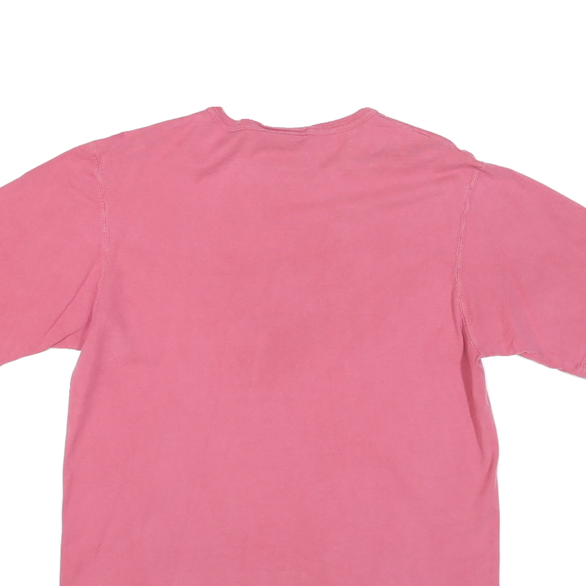 CHAMPION Mens Pink Cotton Blend T-Shirt M Short Sleeve Crew Neck Classic Fit