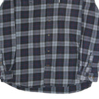 CARHARTT Mens Blue & Grey Check Shirt XL Button Down Casual Workwear Long Sleeve