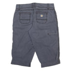 CARHARTT Womens Shorts Blue Casual Plain M W32 Workwear Button Pocket