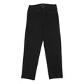 CALVIN KLEIN JEANS Womens Black Regular Straight Denim W30 L28 Button Cotton
