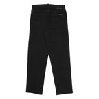 CALVIN KLEIN JEANS Womens Black Regular Straight Denim W30 L28 Button Cotton