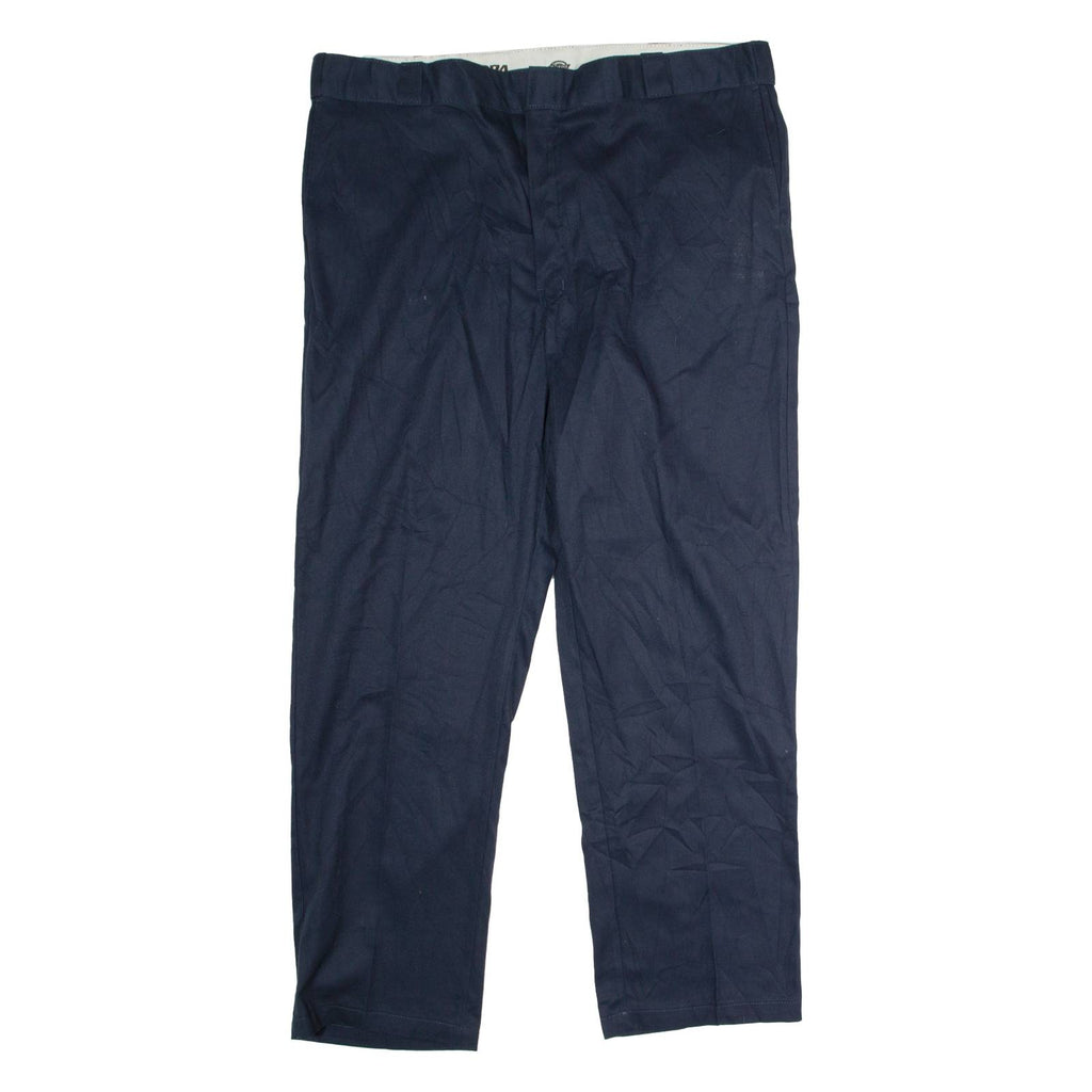 DICKIES 874 Flex Workwear Mens Twill Trousers Blue Classic Straight W44 L32