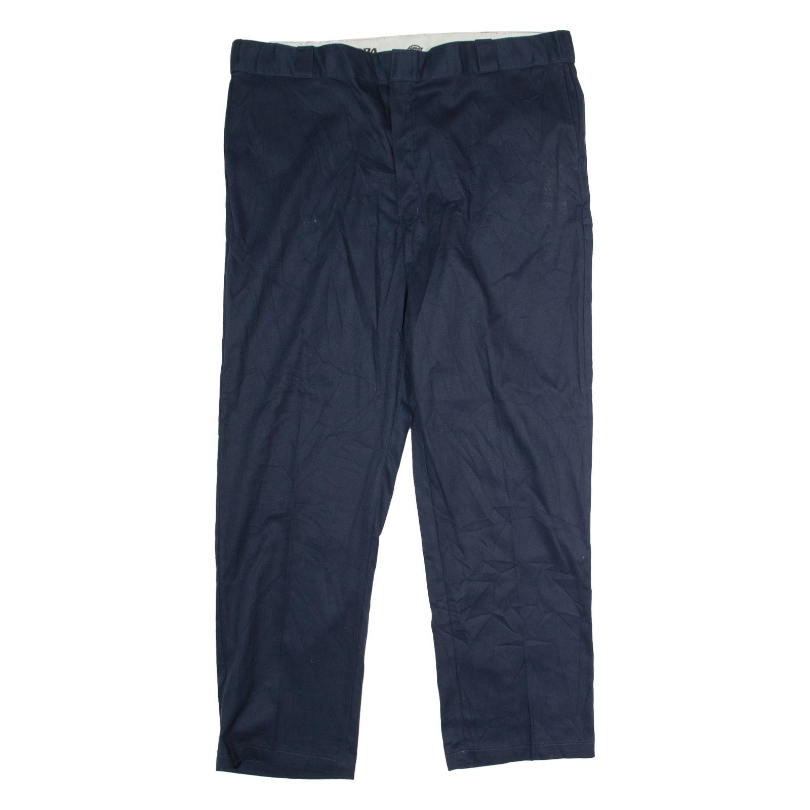 DICKIES 874 Flex Workwear Mens Twill Trousers Blue Classic Straight W44 L32