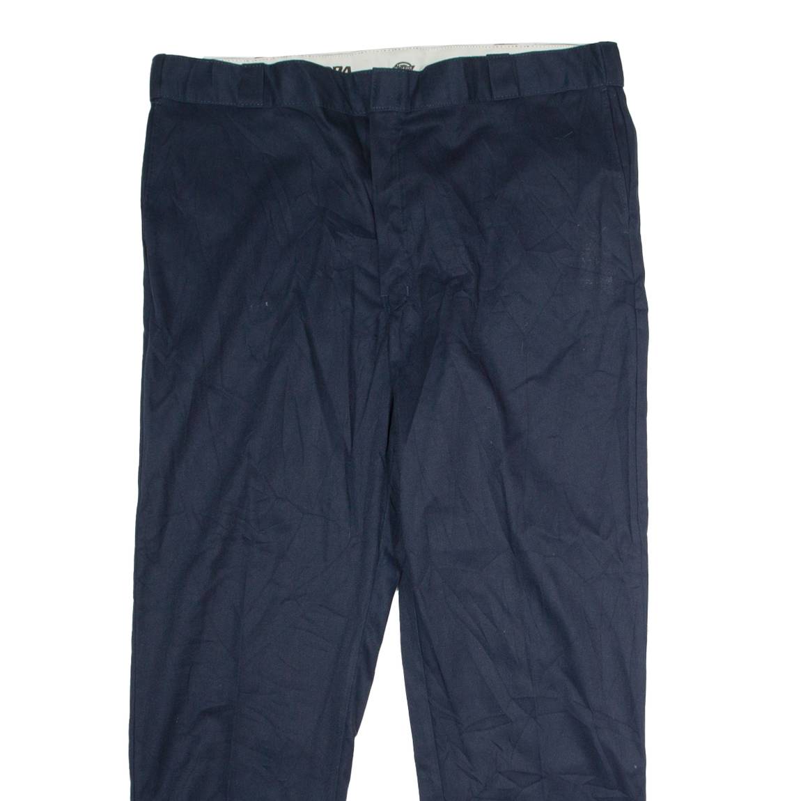 DICKIES 874 Flex Workwear Mens Twill Trousers Blue Classic Straight W44 L32