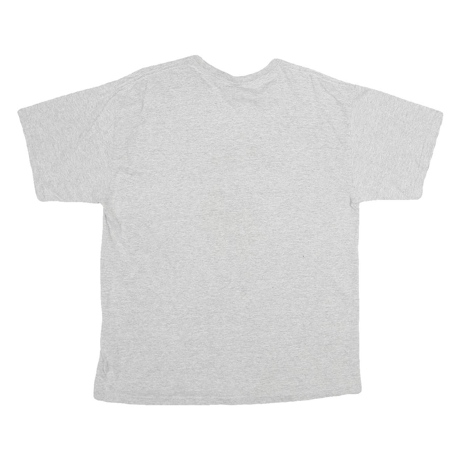 GILDAN Womens Grey Frankfort Football Graphic T-Shirt M Short Sleeve Crew Neck