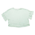 ZARA Womens Printed Blouse Green Silk Polka Dot M