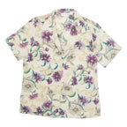 ALFRED DUNNER Womens Printed Shirt Beige Collared Floral S