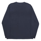 CARHARTT Mens Blue Pocket T-Shirt M Long Sleeve Crew Neck Cotton Casual Workwear
