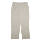 SERGIO VITTI Mens Trousers Beige Relaxed Straight W30 L28