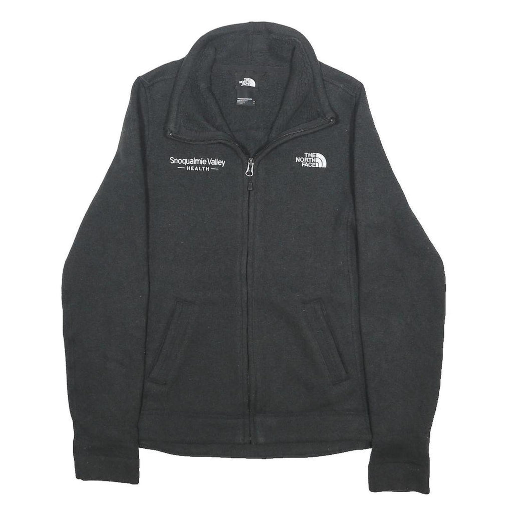 THE NORTH FACE Womens Black Zip Jacket S Polyester Snoqualmie Valley Heath