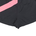 ADIDAS Womens Black Blue & Pink Casual Colourblock Shorts M W32 Polyester Blend