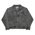 NIKE 90s Vintage Nike Challenge Court Acid Wash Womens Black Zip Jacket S