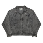 NIKE 90s Vintage Nike Challenge Court Acid Wash Womens Black Zip Jacket S