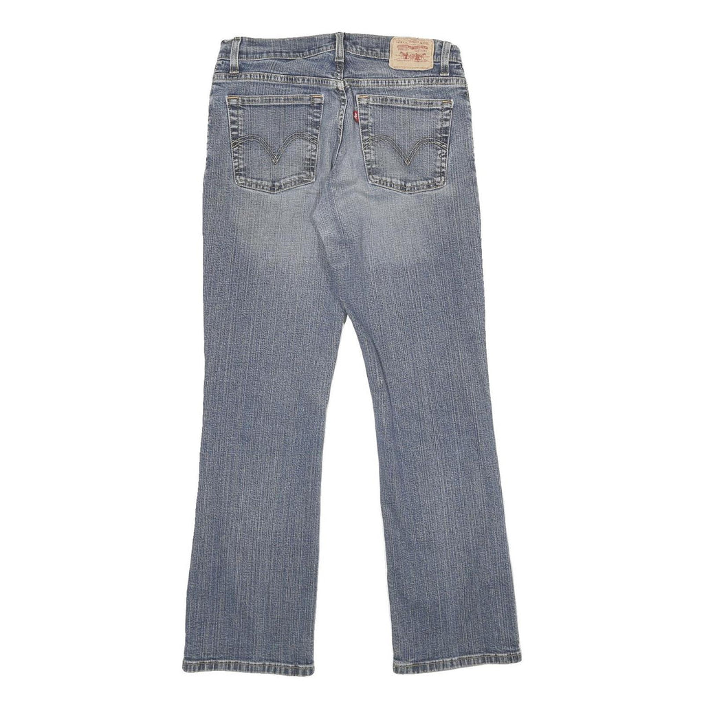 LEVI'S 550 Bootcut Womens Blue Denim Relaxed Cotton Blend W30 L32 Classic Jeans