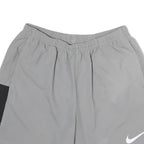 NIKE Mens Shorts Grey & Black Casual M W26 Polyester Sportswear