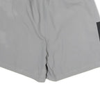 NIKE Mens Shorts Grey & Black Casual M W26 Polyester Sportswear