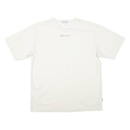 REEBOK Mens White V-Neck Modern T-Shirt M Short Sleeve Polyester Lightweight