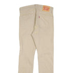 LEVI'S 510 Mens Slim Beige Denim Cotton Blend Jeans W30 L30 Zip Closure