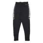 ADIDAS Womens Joggers Black & Grey Slim Tapered XS W22 L25 Sports Logo