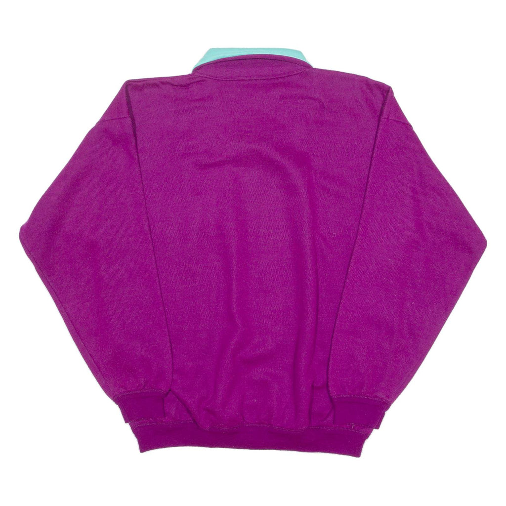 France Winter Games Mens Sweatshirt Purple Crew Neck XL