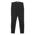 LEVI'S Womens 710 Jeans Black Slim Skinny Denim W29 L30 Classic Cotton Blend