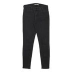 LEVI'S Womens 710 Jeans Black Slim Skinny Denim W29 L30 Classic Cotton Blend