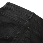 LEVI'S Womens 710 Jeans Black Slim Skinny Denim W29 L30 Classic Cotton Blend