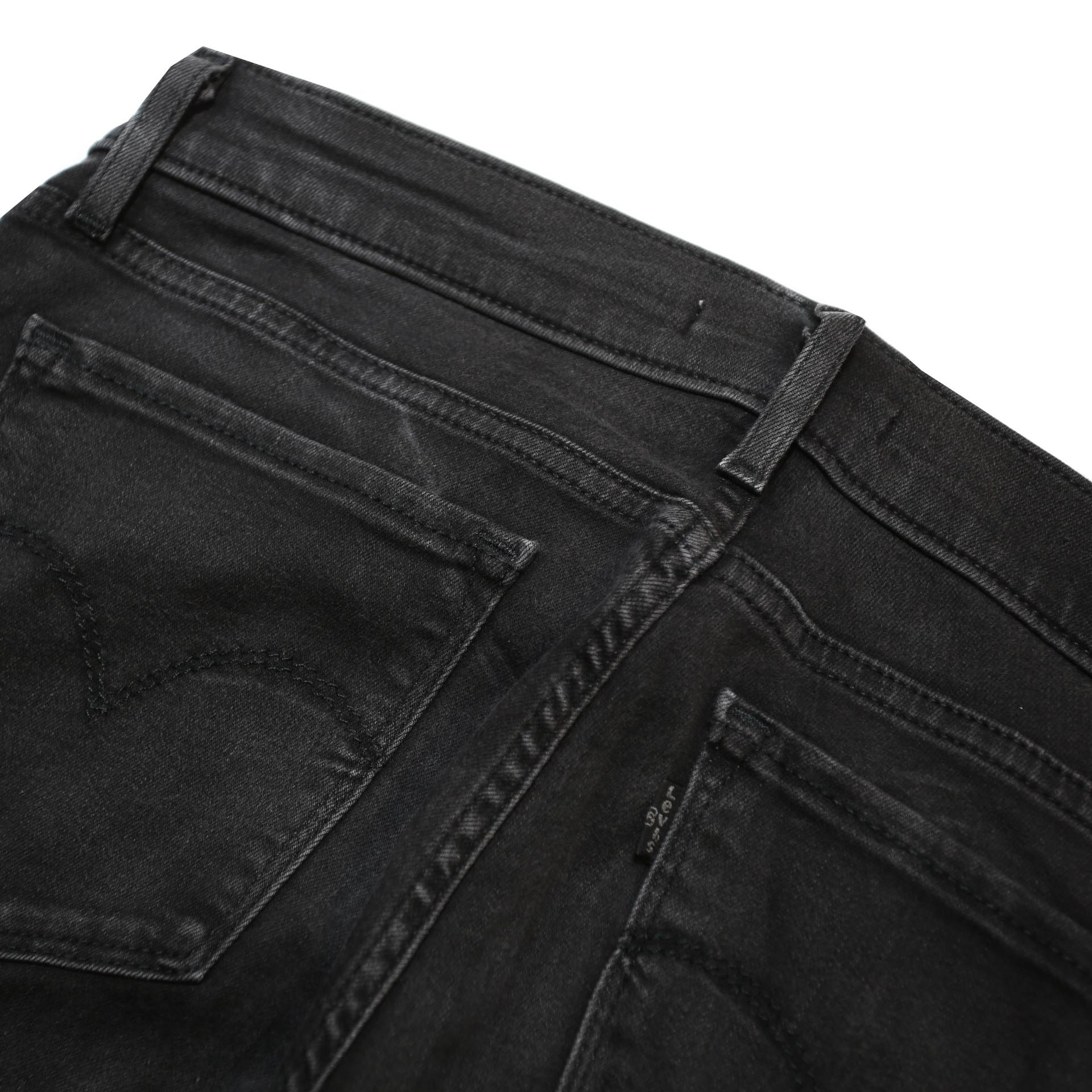LEVI'S Womens 710 Jeans Black Slim Skinny Denim W29 L30 Classic Cotton Blend