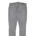 LEVI'S Womens Grey Slim Skinny Denim Light W29 L31 Distressed Cotton Blend Jeans