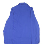 SETEX Mens Blue Workwear Cotton Jacket M Button Closure Plain Classic Fit