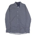 TED BAKER Mens Blue Pattern Cotton Shirt M Long Sleeve Classic Fit Elegant