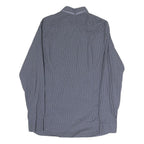 TED BAKER Mens Blue Pattern Cotton Shirt M Long Sleeve Classic Fit Elegant