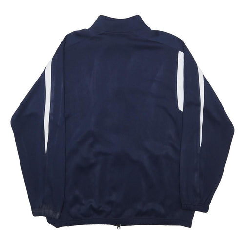 NIKE Mens Navy Blue Jacket XL Polyester Sports Zip Track Top