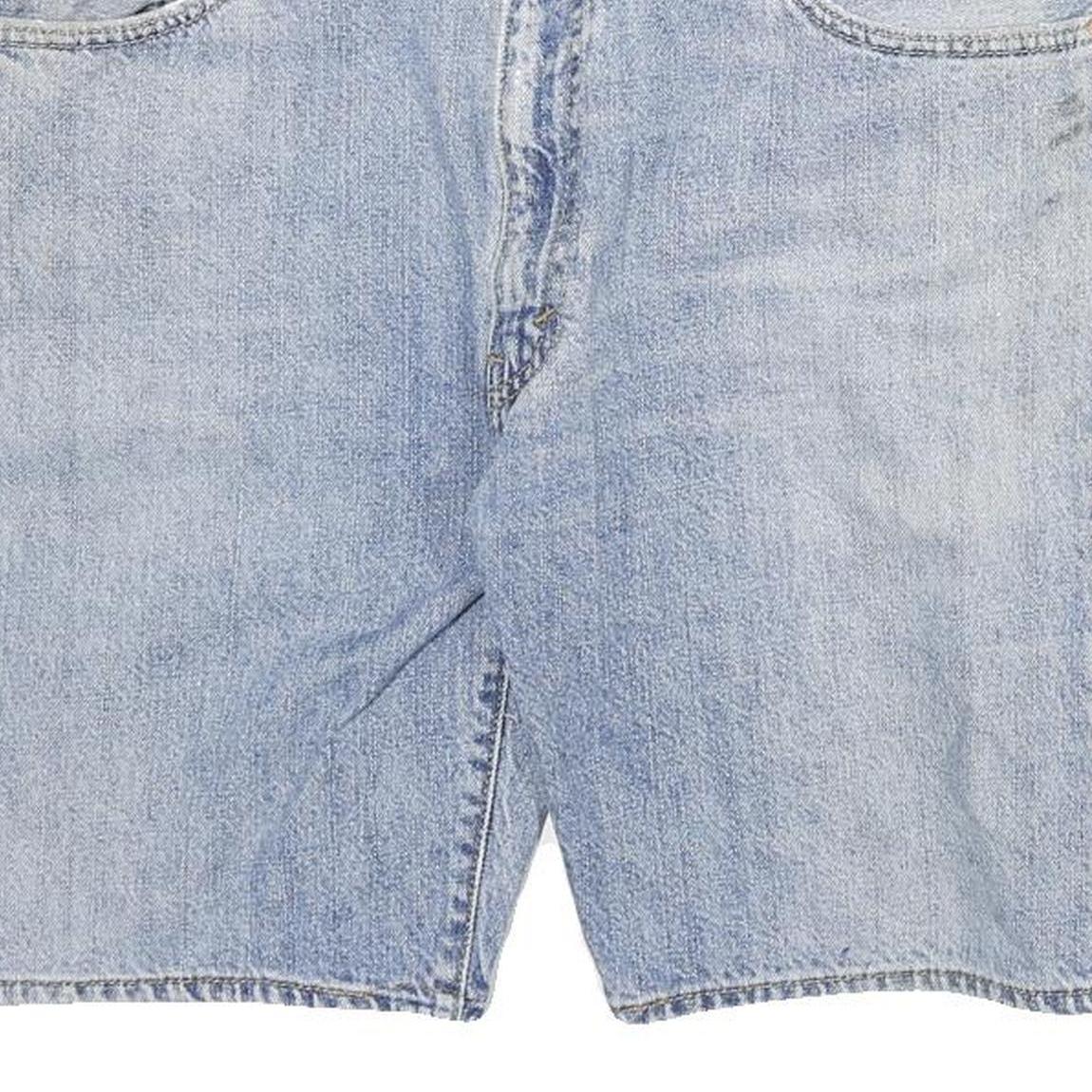 LEVI'S Mens Denim Blue Casual Straight Fit Shorts 2XL W36 Comfortable Cotton