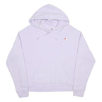 CHAMPION REVERSE WEAVE Womens Lilac Pullover Hoodie L Cotton Blend Casual