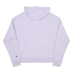 CHAMPION REVERSE WEAVE Womens Lilac Pullover Hoodie L Cotton Blend Casual