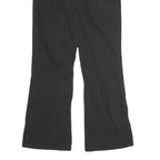 DICKIES Womens Black Cotton Regular Fit Straight Leg Trousers W30 L28 Workwear