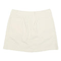 PUMA Womens Cream Polyester Blend Mini Skort M Casual Sportswear