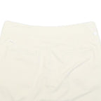 PUMA Womens Cream Polyester Blend Mini Skort M Casual Sportswear